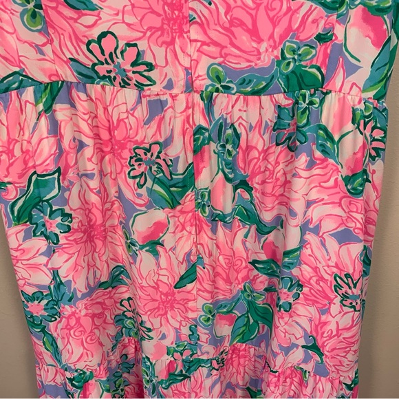 Lily Pulitzer Destini Floral Blossom Tiered Maxi Dress - Picture 11 of 12
